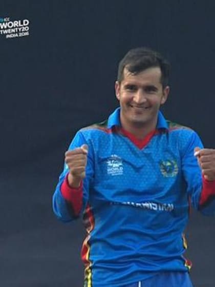 Afghanistan show their delight v West Indies 