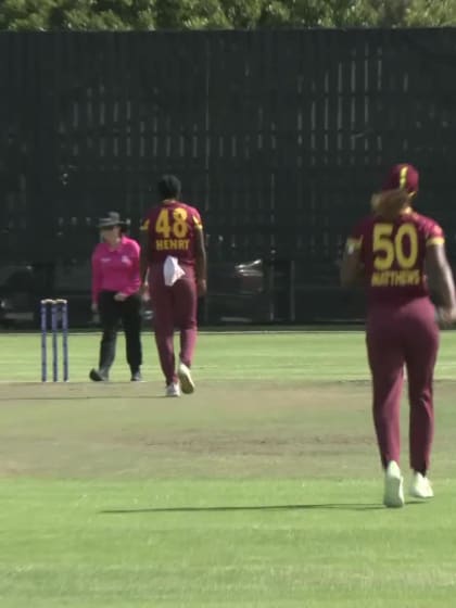 Wicket-Bernadine-Bezuidenhout-New-Zealand-Women v West-Indies-Women ICC T20WC 2023