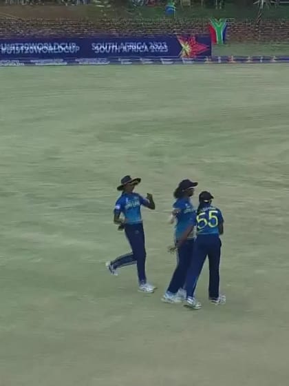 Wicket-Karabo-Meso-South-Africa-U19s-Women v Sri-Lanka-U19s-Women ICC U19W T20WC 2023