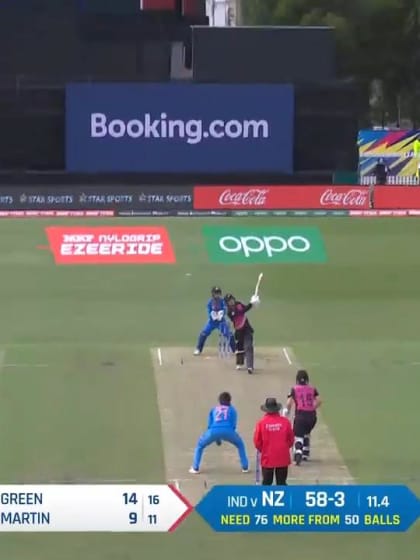 WT20WC: Ind v NZ – Maddy Green goes big 