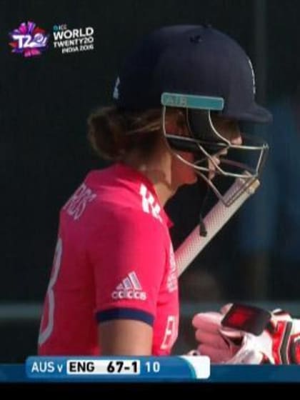 Charlotte Edwards Wicket Fall ENG V AUS Video ICC Womens WT20 2016