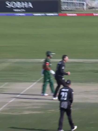 Tanzid Hasan - Wicket vs New Zealand