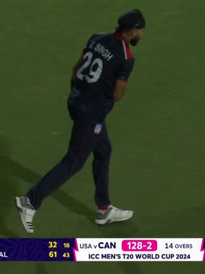 Navneet Dhaliwal - Wicket - United States of America vs CAN