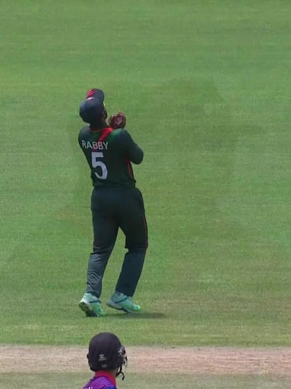 Jishan Alam with a Caught Out vs. Nepal