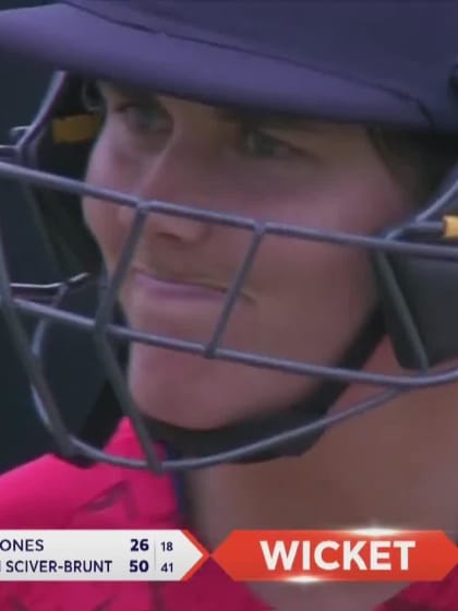 Wicket-Natalie-Sciver-England-Women v India-Women ICC T20WC 2023