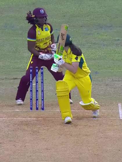 Hamilton with a Batting vs West Indies Women Under-19