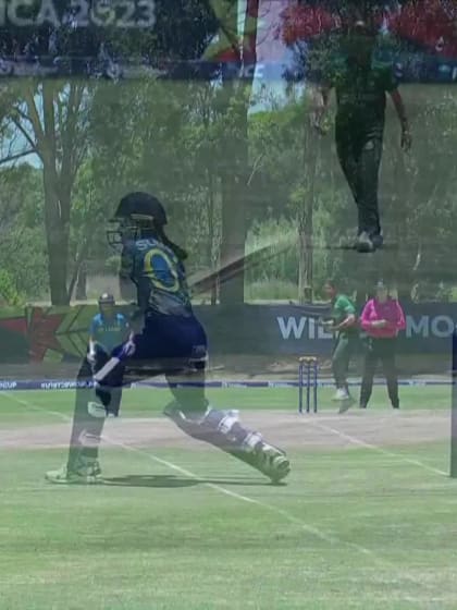 Wicket-Sumudu-Nisansala-Sri-Lanka-U19s-Women v Bangladesh-U19s-Women ICC U19W T20WC 2023