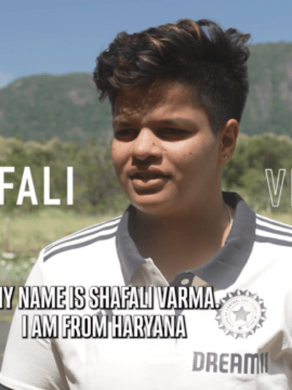 Get to know India's fearless opener Shafali Verma | ICC 100% Cricket Superstars