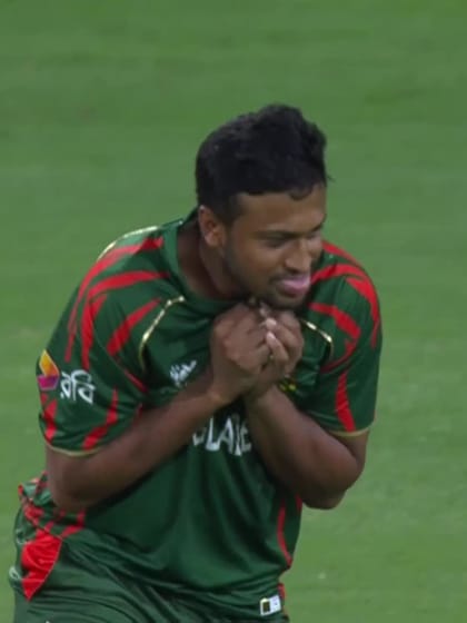 Aasif Sheikh - Wicket - Bangladesh vs Nepal