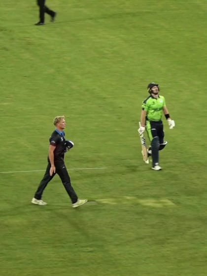 Wicket - Barry McCarthy - Namibia v Ireland ICC T20WC 2022