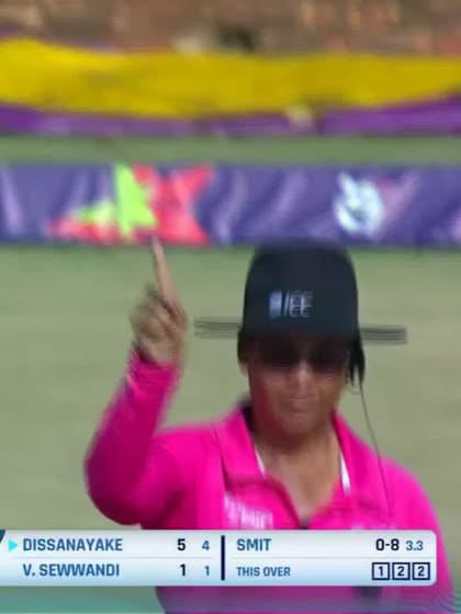 Wicket-Vihara-Sewwandi-South-Africa-U19s-Women v Sri-Lanka-U19s-Women ICC U19W T20WC 2023