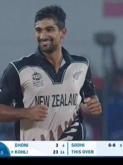 Ish Sodhi Match Hero for New Zealand v IND ICC WT20 2016