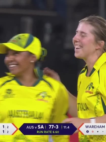Wicket-Chloe-Tryon-South-Africa-Women v Australia-Women ICC T20WC 2023