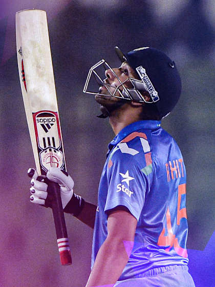 Rohit Sharma's brilliant 62* leads India chase | T20 World Cup 2014
