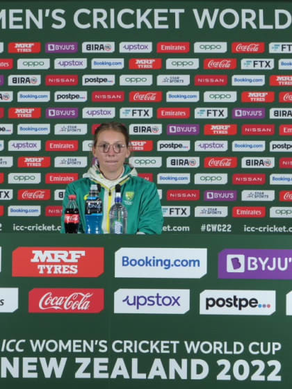 14 March - Hamilton - Australia player Darcie Brown pre-match press conference