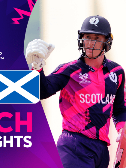 Scotland top Group B with big win | Match Highlights | OMA v SCO | T20WC 2024