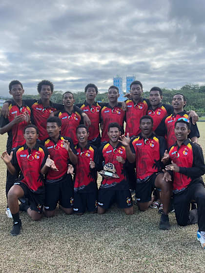 PNG edge closer to U19 Men's Cricket World Cup qualification with Division 2 win in Samoa