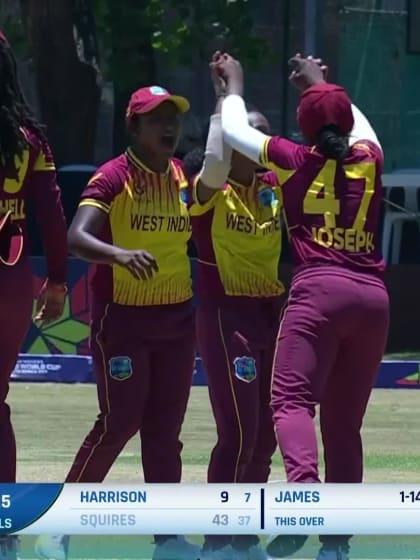 Wicket---West-Indies-U19s-Women v Ireland-U19s-Women ICC U19W T20WC 2023