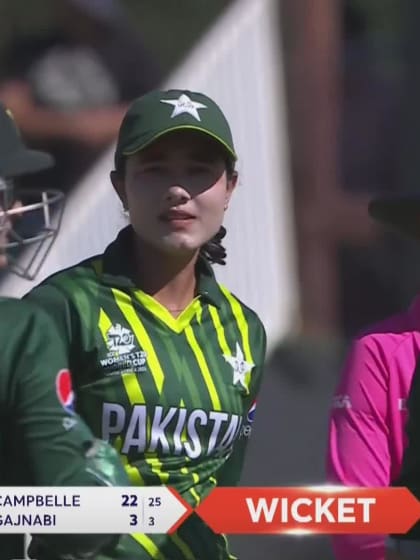 Shemaine Campbelle - Wicket - Pakistan vs West Indies