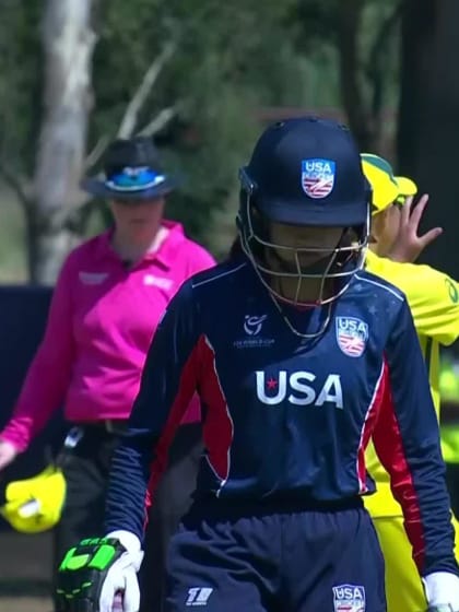 Wicket---Australia-U19s-Women v USA-U19s-Women ICC U19W T20WC 2023