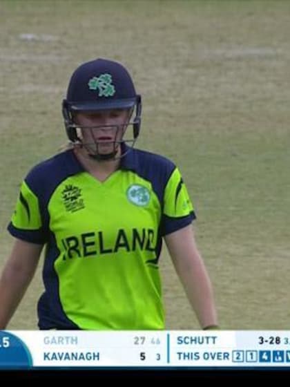 Ireland wicket Losses v Australia Video ICC Womens WT20 2016