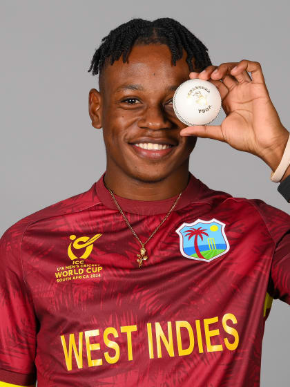 West Indies players ahead of the ICC U19 Men's Cricket World Cup 2024