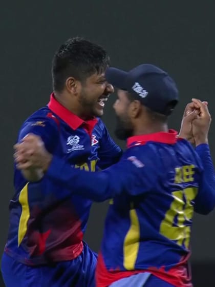 Tanzim Sakib - Wicket - Bangladesh vs Nepal