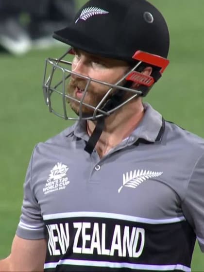 Wicket - Kane Williamson - New-Zealand v Pakistan ICC T20WC 2022