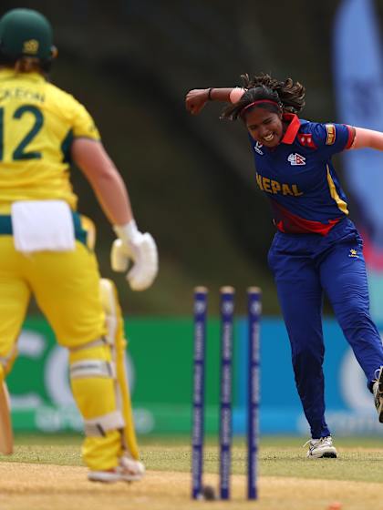 Proud Puja Mahato and Nepal channel Captain Cool for World Cup learning