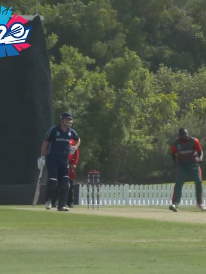 T20WCQ: KEN v SCO – Kyle Coetzer swings and misses