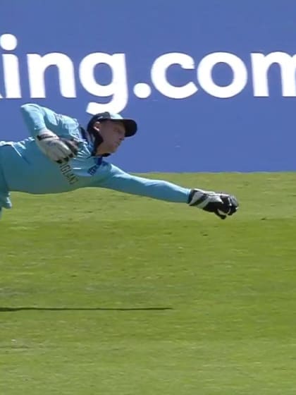 CWC19: ENG v NZ - Different angles of Buttler's wonder catch!