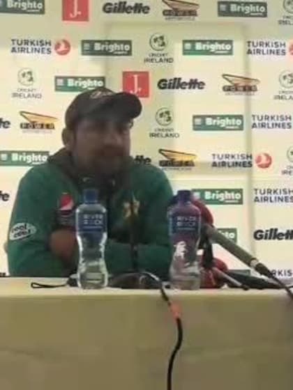 Sarfraz Ahmed speaks ahead of Pakistan's Test against Ireland