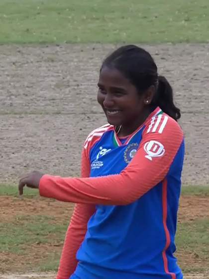 M Parker with a Batting vs India Women Under-19