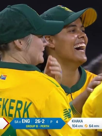 WT20WC: Eng v SA – Ayabonga Khaka claims the big wicket of Danni Wyatt