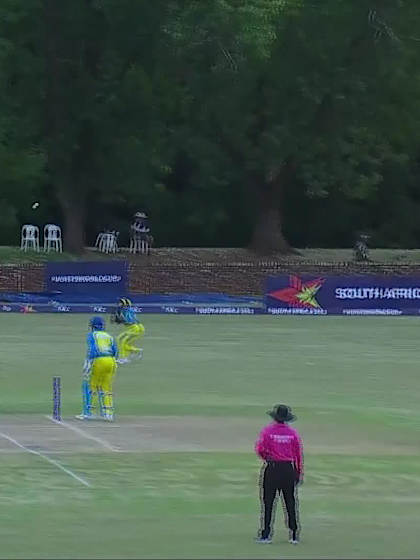 Wicket-Seren-Smale-England-U19s-Women v Rwanda-U19s-Women ICC U19W T20WC 2023