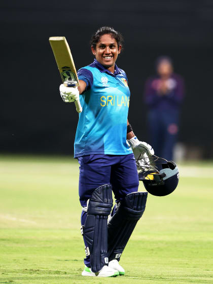 Chamari Athapaththu century guides Sri Lanka | Women’s T20WC Qualifier 2024