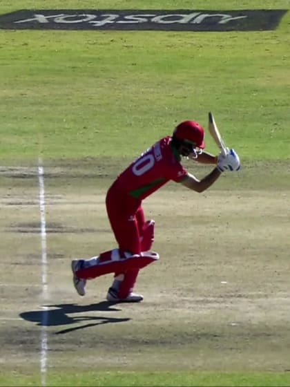 Jatinder Singh - Wicket - Scotland vs Oman