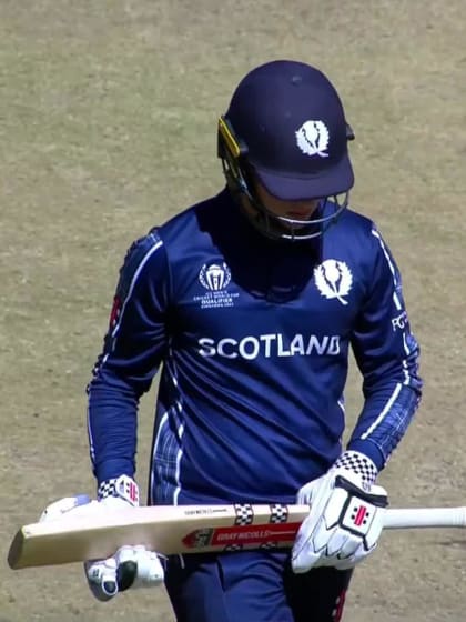 Tomas Mackintosh - Wicket - Scotland vs Oman