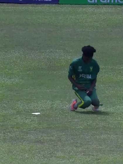 A Harrison with a Batting vs Nigeria Women Under-19