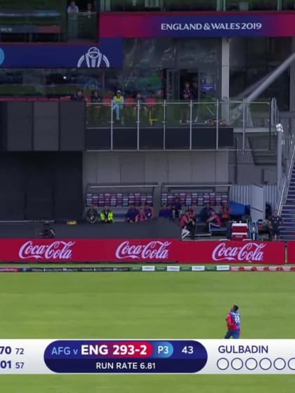 CWC19: ENG v AFG - Joe Root's free-flowing innings ends just short of a century  