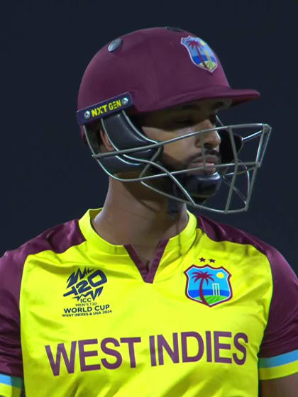 Nicholas Pooran - Wicket - West Indies vs South Africa