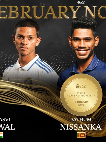 ICC Men's Player of the Month nominees for February 2024 named