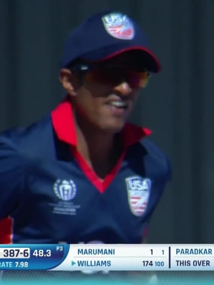 Sean Williams - Wicket - Zimbabwe vs USA