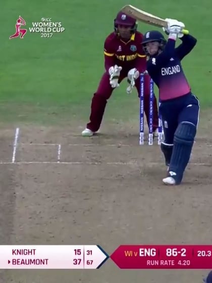 #WWC17 ENG v WI - Tammy Beaumont Innings