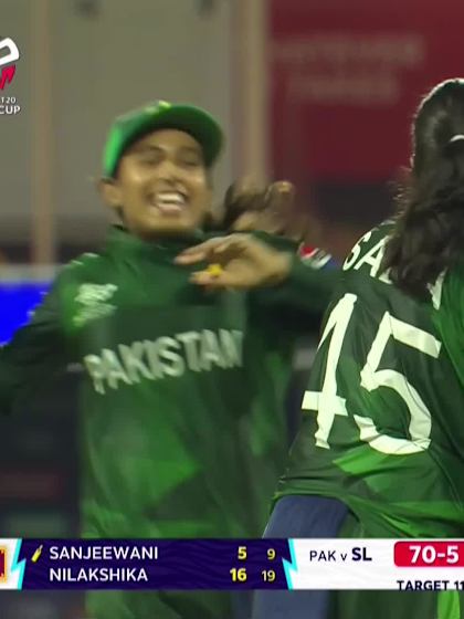 Anushka Sanjeewani - Wicket - Pakistan vs Sri Lanka