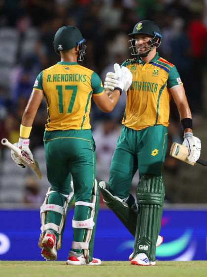 Watch the exact moment when South Africa secured a place in the final | SF 1 | T20WC 2024