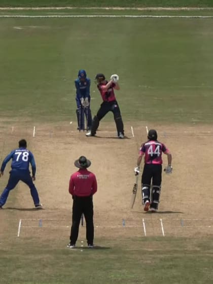 Brandon Mcmullen - Wicket - Scotland vs Afghanistan