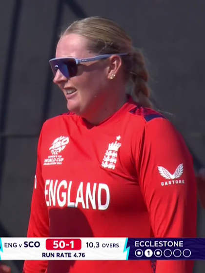 Sarah Bryce - Wicket - England vs Scotland