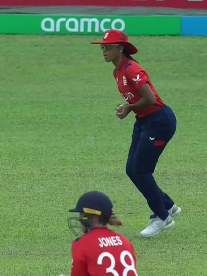 R Singh with a Batting vs England Women Under-19