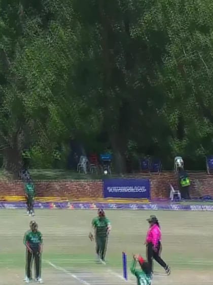 Wicket-Avanee-Patil-UAE-U19s-Women v Bangladesh-U19s-Women ICC U19W T20WC 2023